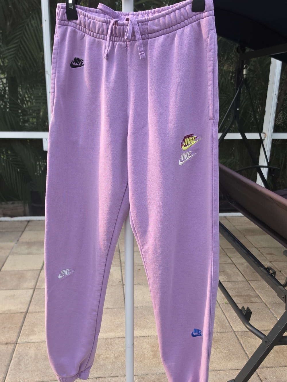 NIKE Lilac Logo Jogger Sweatpants
